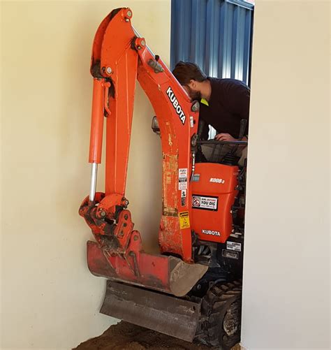 perth restricted access mini excavators